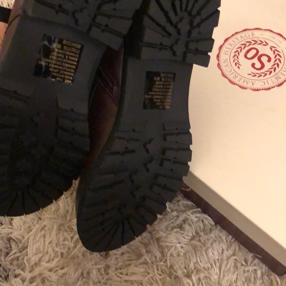 American Heritage NWT sz 7.5 Zip Up Booties Ribbon - Picture 3 of 6